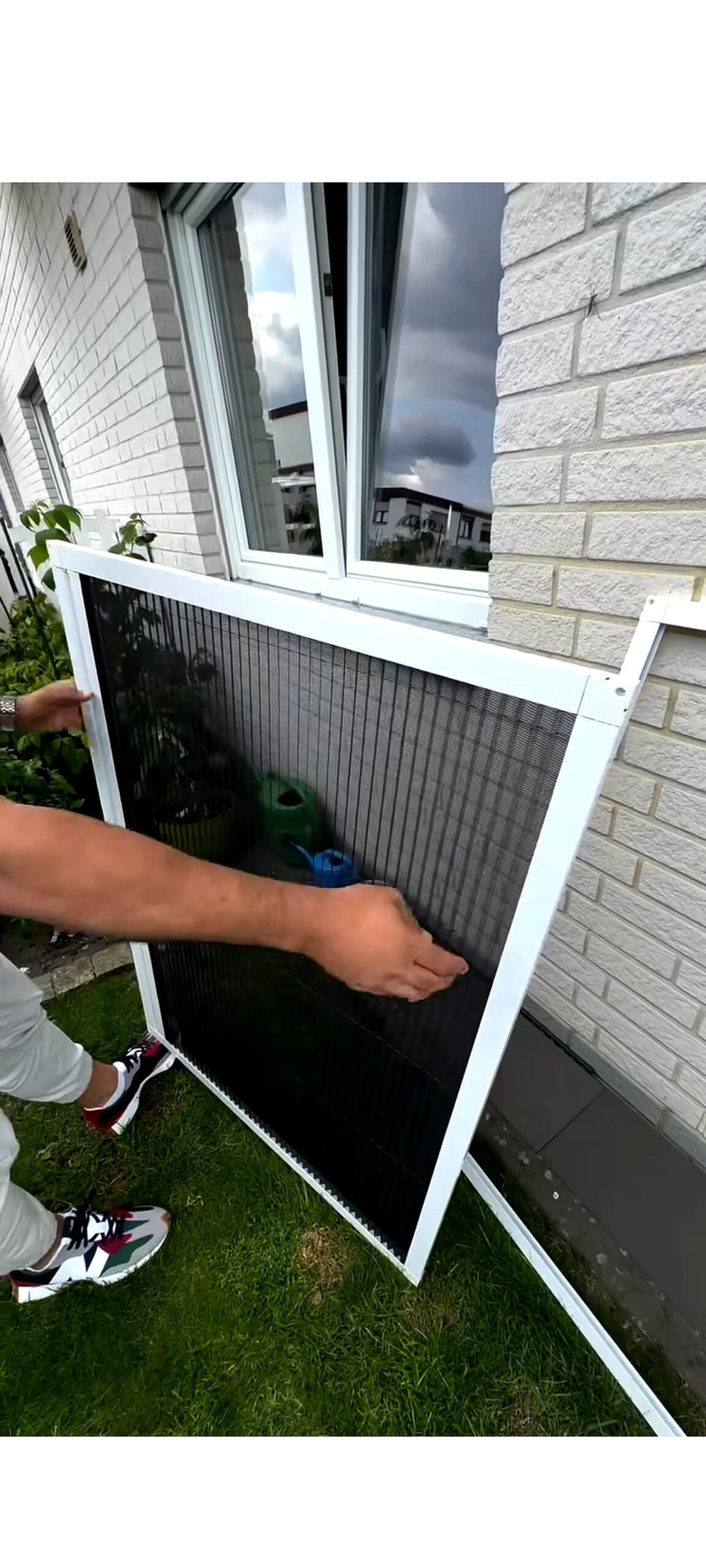 Invisible grill installation in Surat